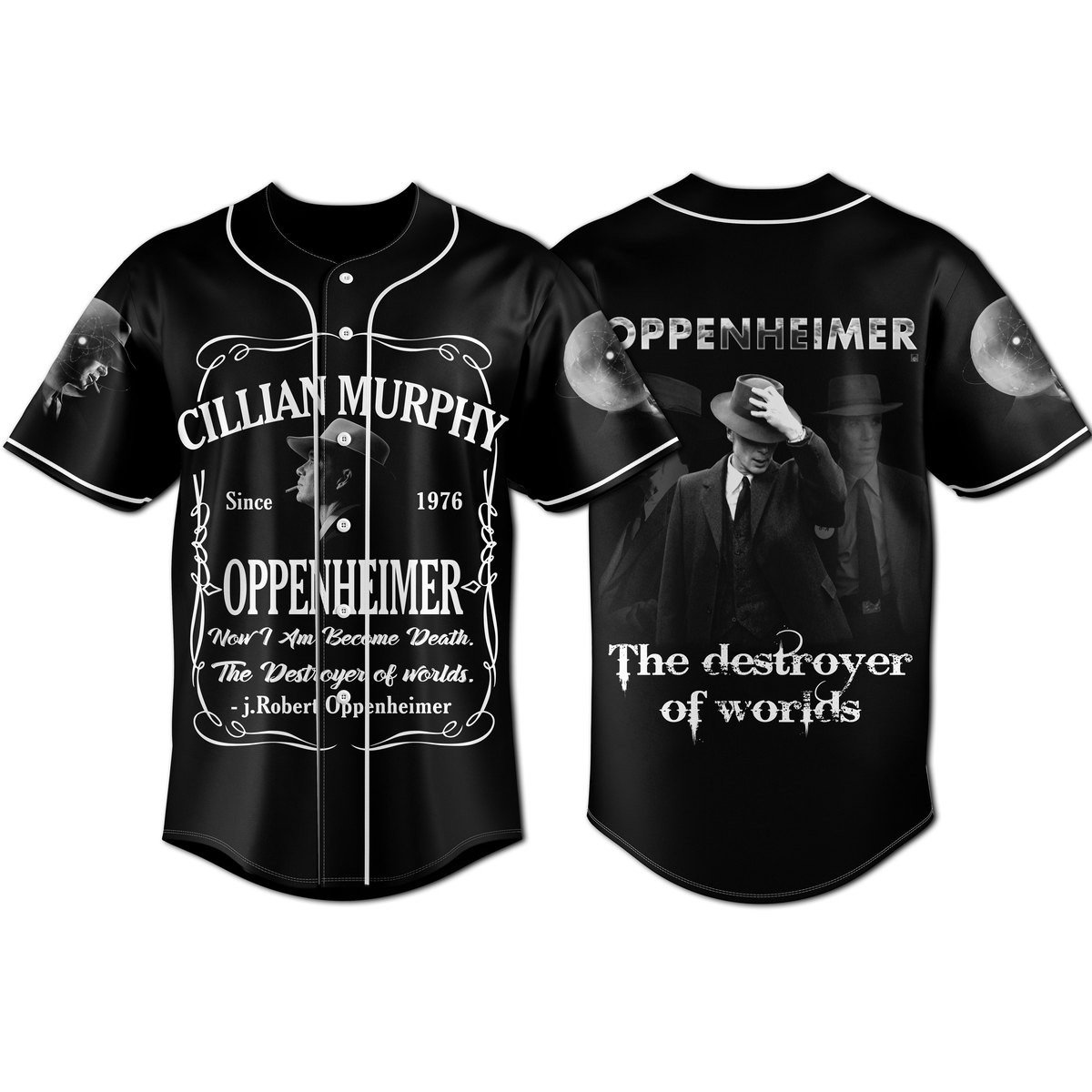 Cillian Murphy Baseball Jersey For Fans
