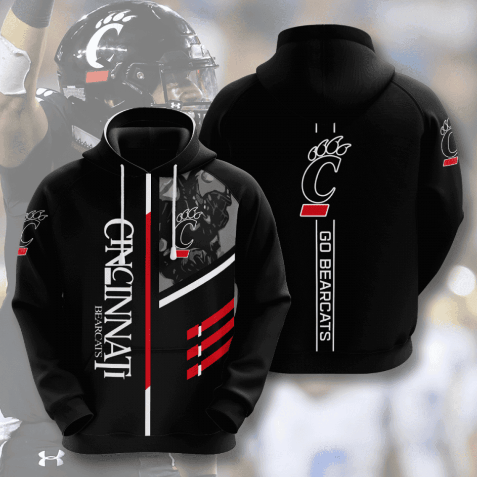 Cincinnati Bearcats American Football Hoodie  Zip Hoodie