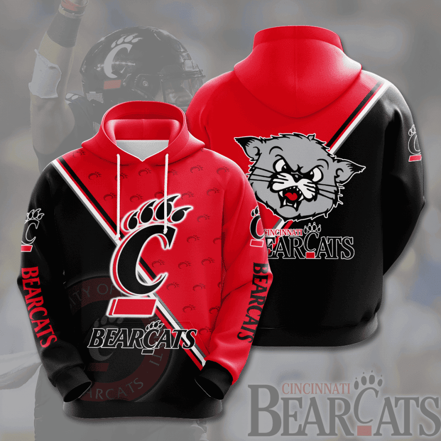 Cincinnati Bearcats Hoodie  Zip Hoodie Version 1706