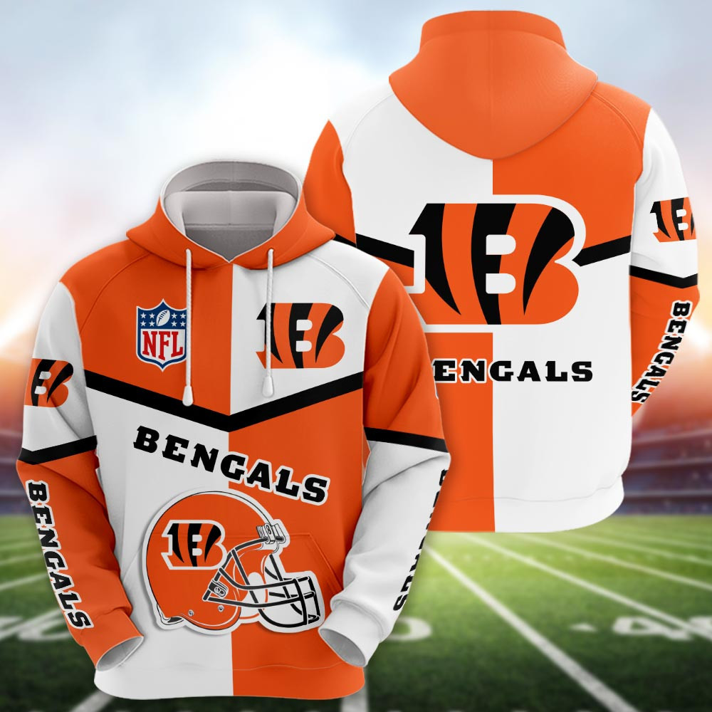 Cincinnati Bengals 3D printed Sweatshirt Hoodie Zipped Hoodie