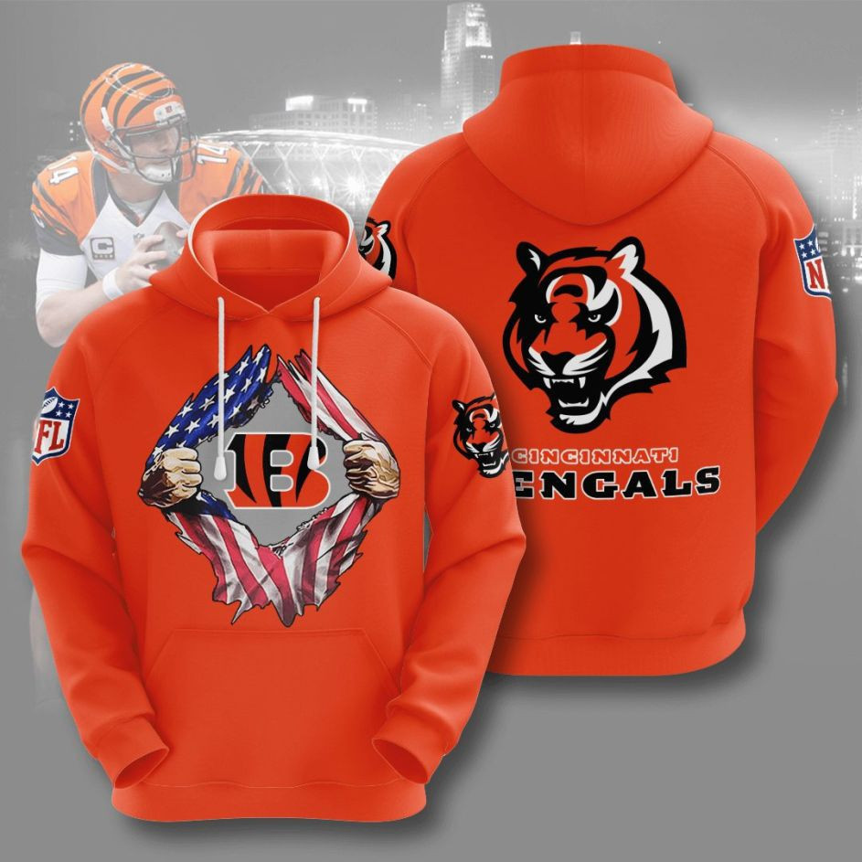 Cincinnati Bengals American Football Hoodie  Zip Hoodie
