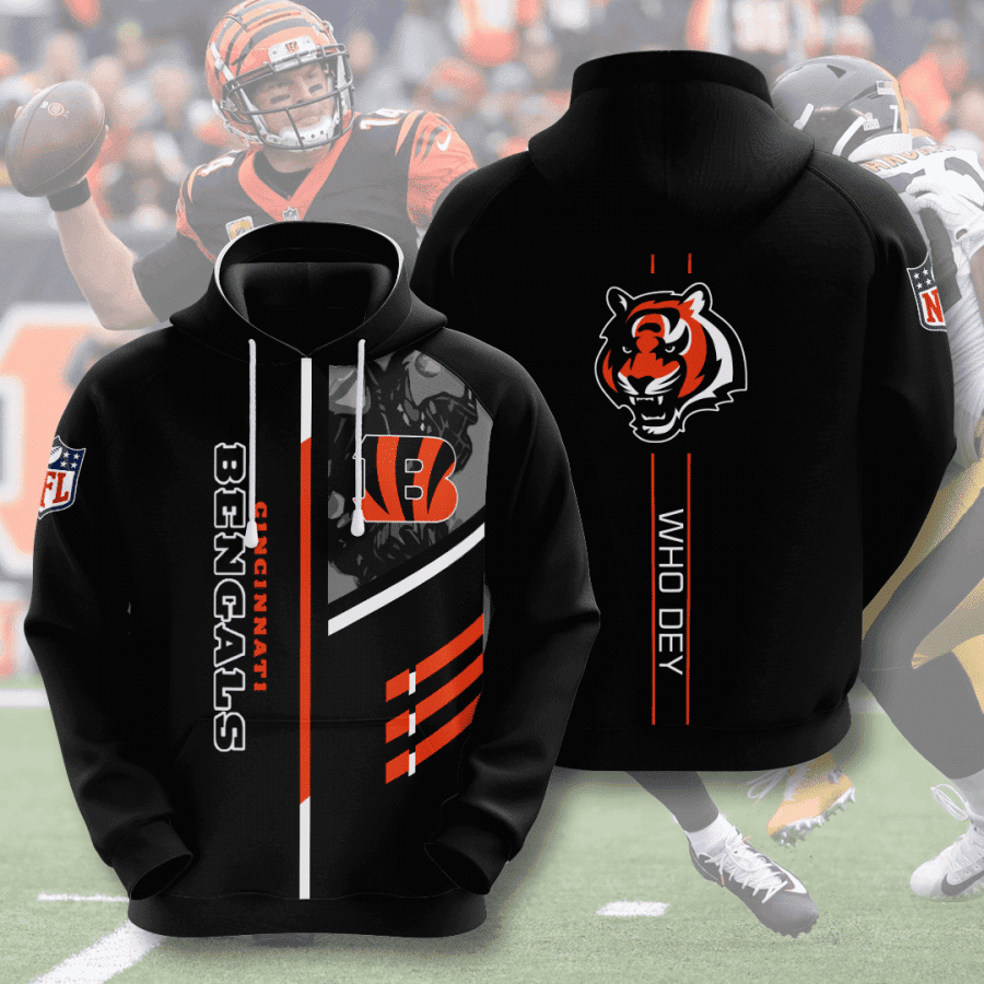 Cincinnati Bengals Hoodie  Zip Hoodie Version 1108