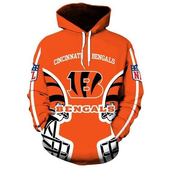 Cincinnati Bengals Hoodie  Zip Hoodie Version 972