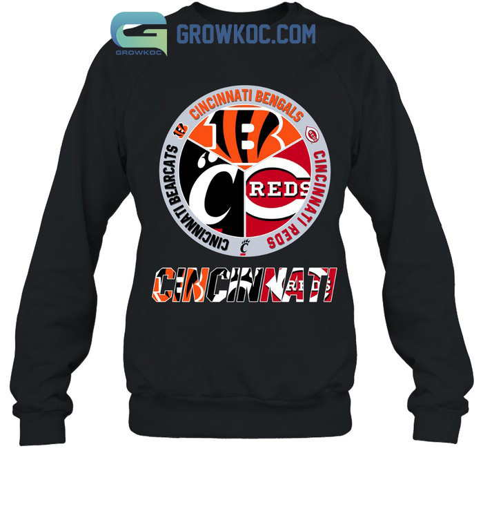 Cincinnati Bengals Reds Bearcats City Of Champions T Shirt