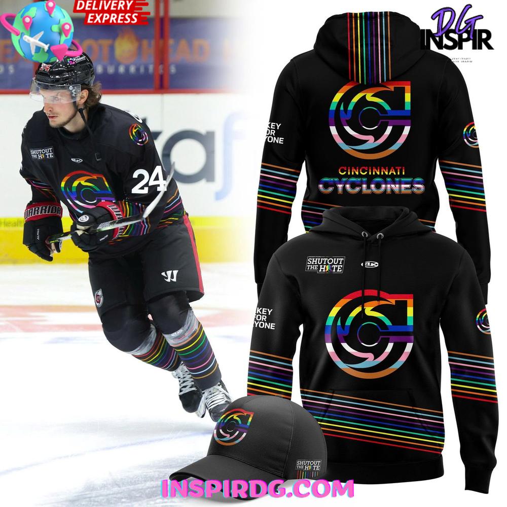 Cincinnati Cyclones Shutout The Hate 2025 Edition Hoodie Premium Merchandises