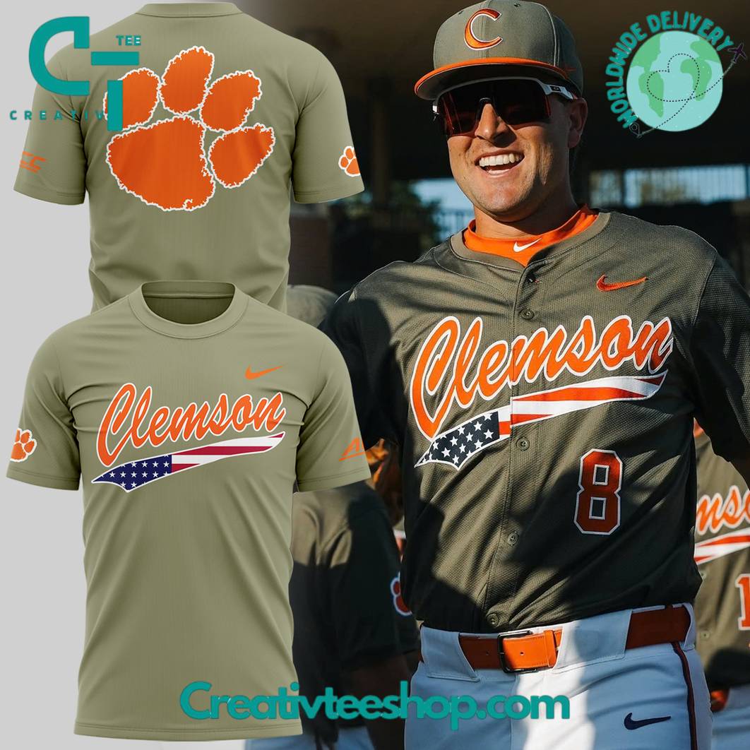 Clemson Tigers Baseball Military Appreciation Shirt