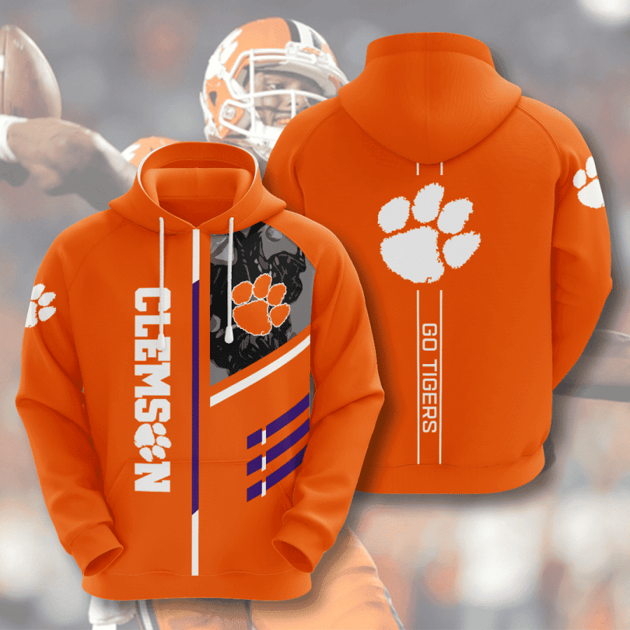 Clemson Tigers Hoodie  Zip Hoodie Version 1907