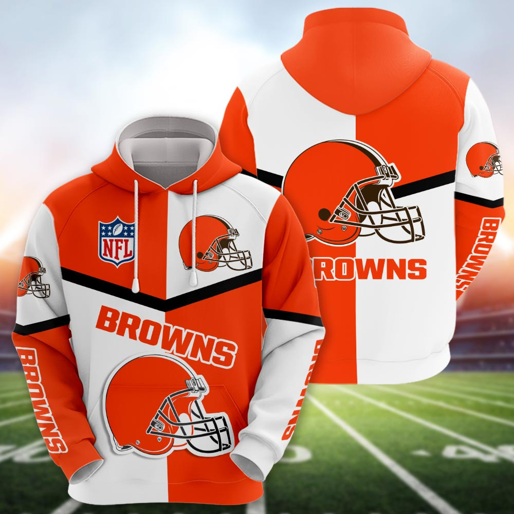 Cleveland Browns 3D printed Sweatshirt Hoodie Zipped Hoodie
