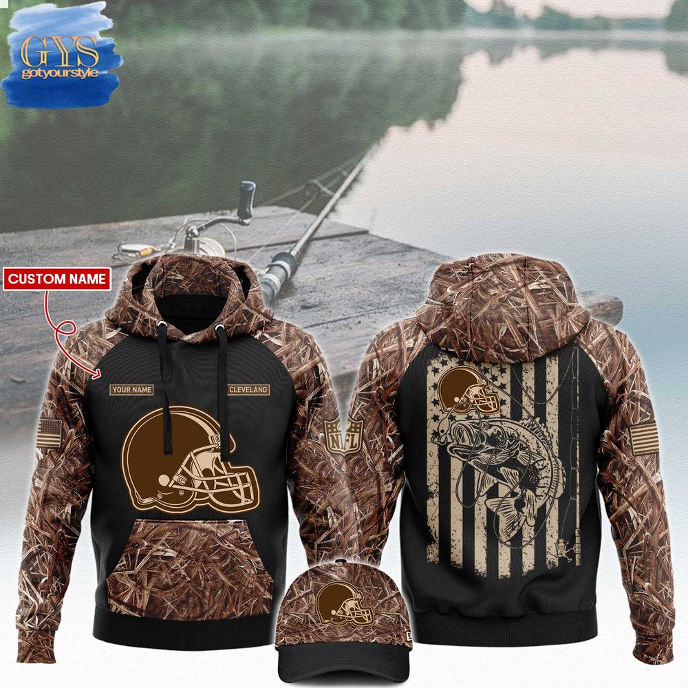 Cleveland Browns NFL x Fishing 2024 Limited Edition Hoodie Gift For Sport Music Fans