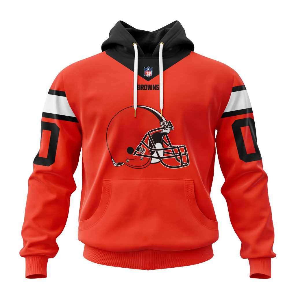 Cleveland Browns Specialized Design Personalized Letters Number V24101201 Hoodie