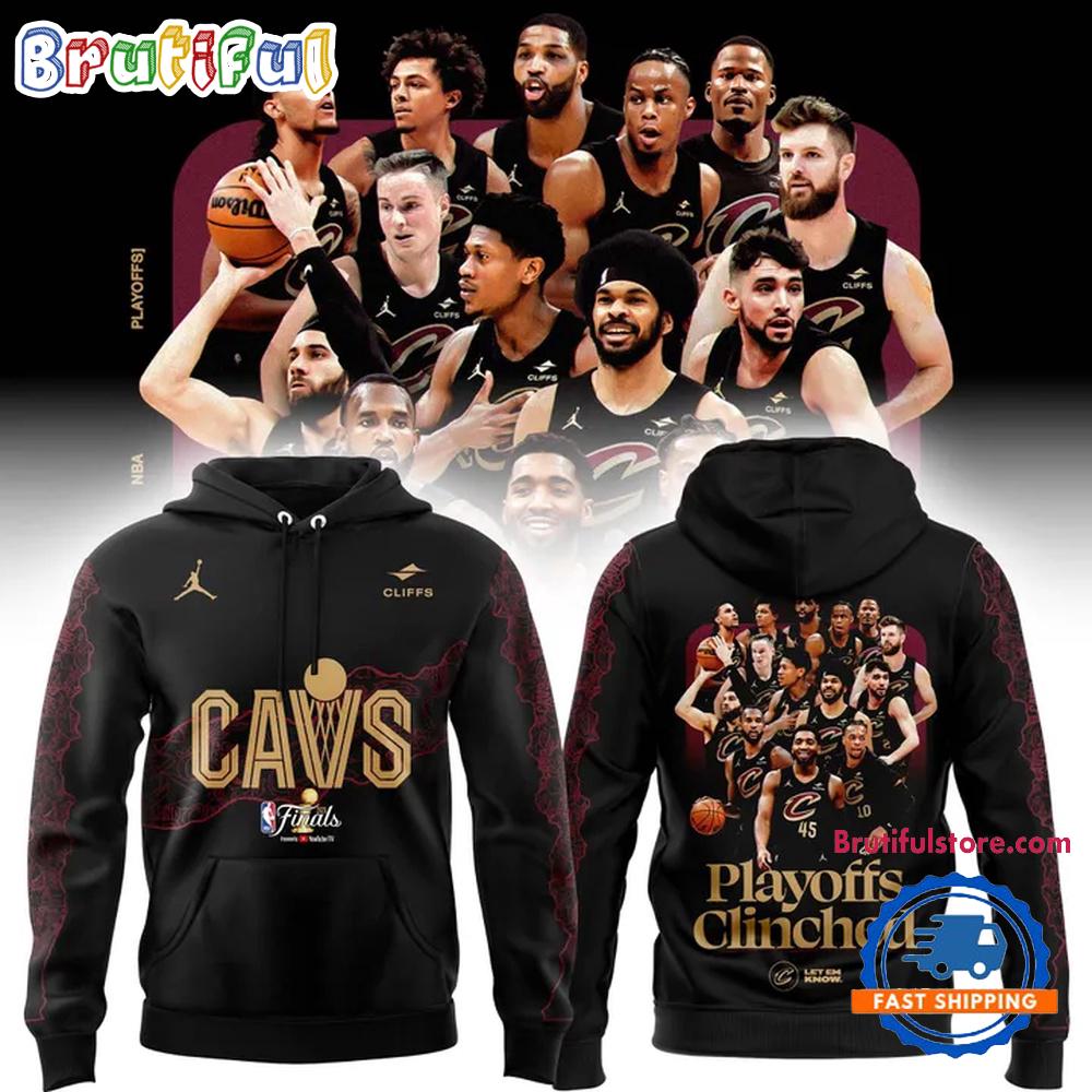 Cleveland Cavaliers NBA PlayOffs Clinched 2025 Hoodie Shirt Gift For Sport Music Fans