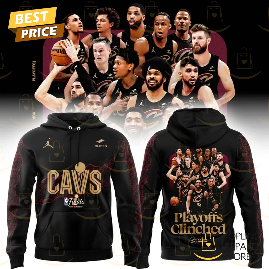 Cleveland Cavaliers PlayOffs Clinched 2025 Hoodie Gift For Sport Music Fans