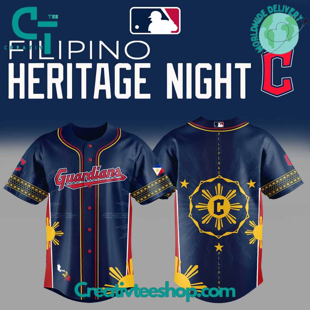 Cleveland Guardians Filipino Heritage Night Baseball Jersey â€“ 