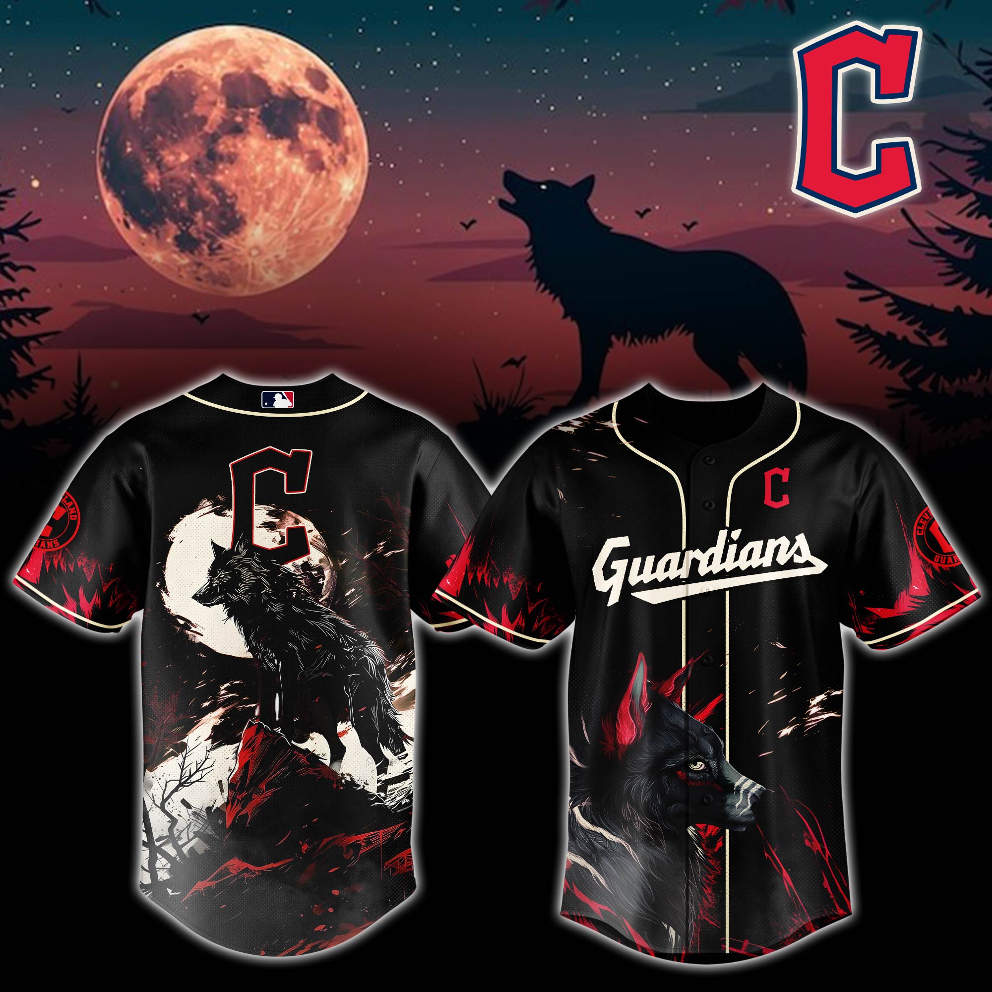 Cleveland Guardians MLB x Worf Personalized Baseball Jersey For Fans