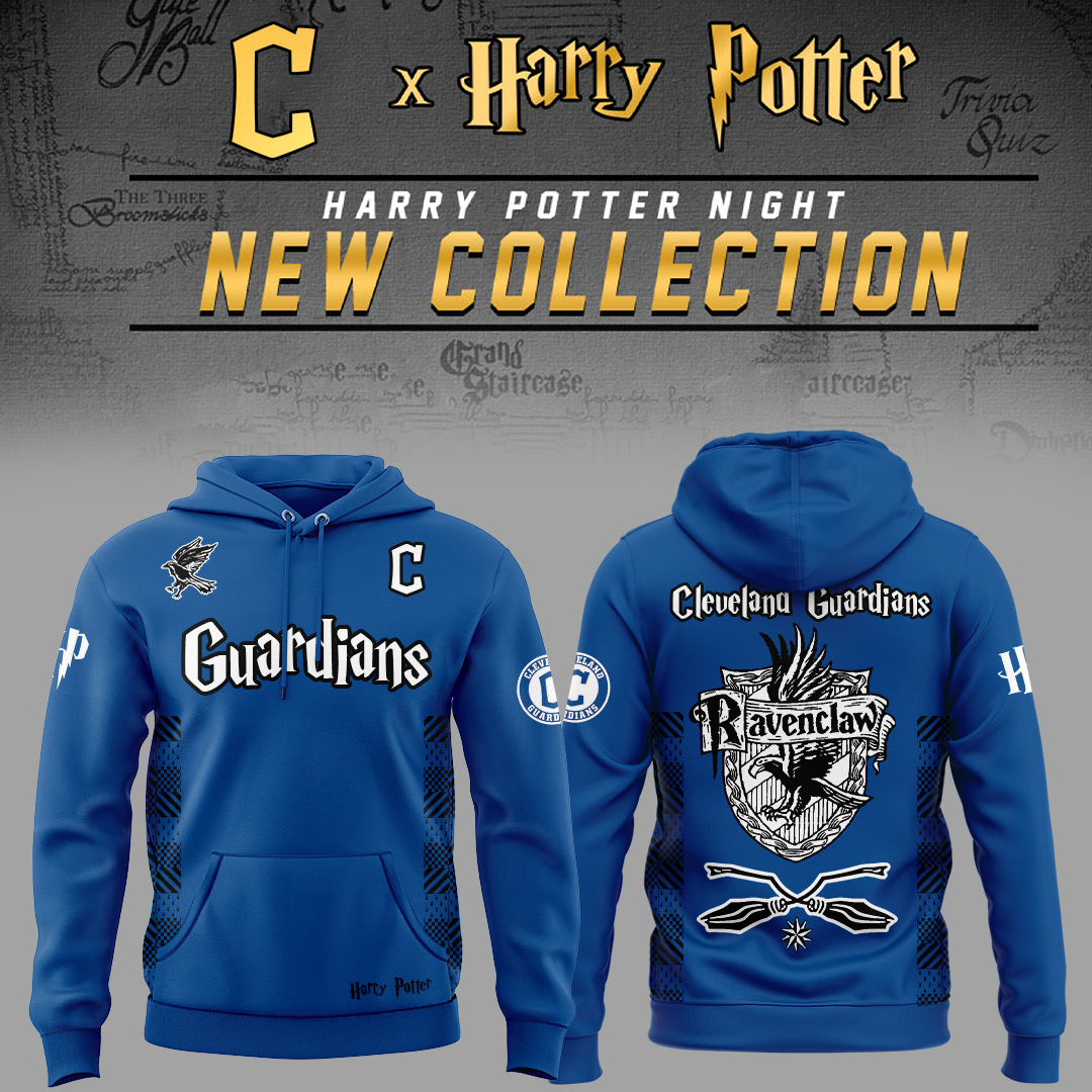 Cleveland Indians x Harry Potter Night Ravenclaw House Hoodie Gifts For Baseball Players