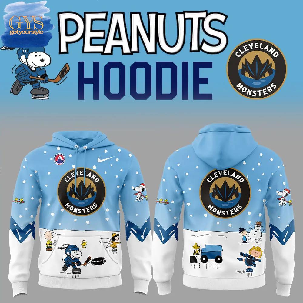Cleveland Monsters 2024 Peanuts Holiday Special Edition Hoodie Gift For Sport Music Fans