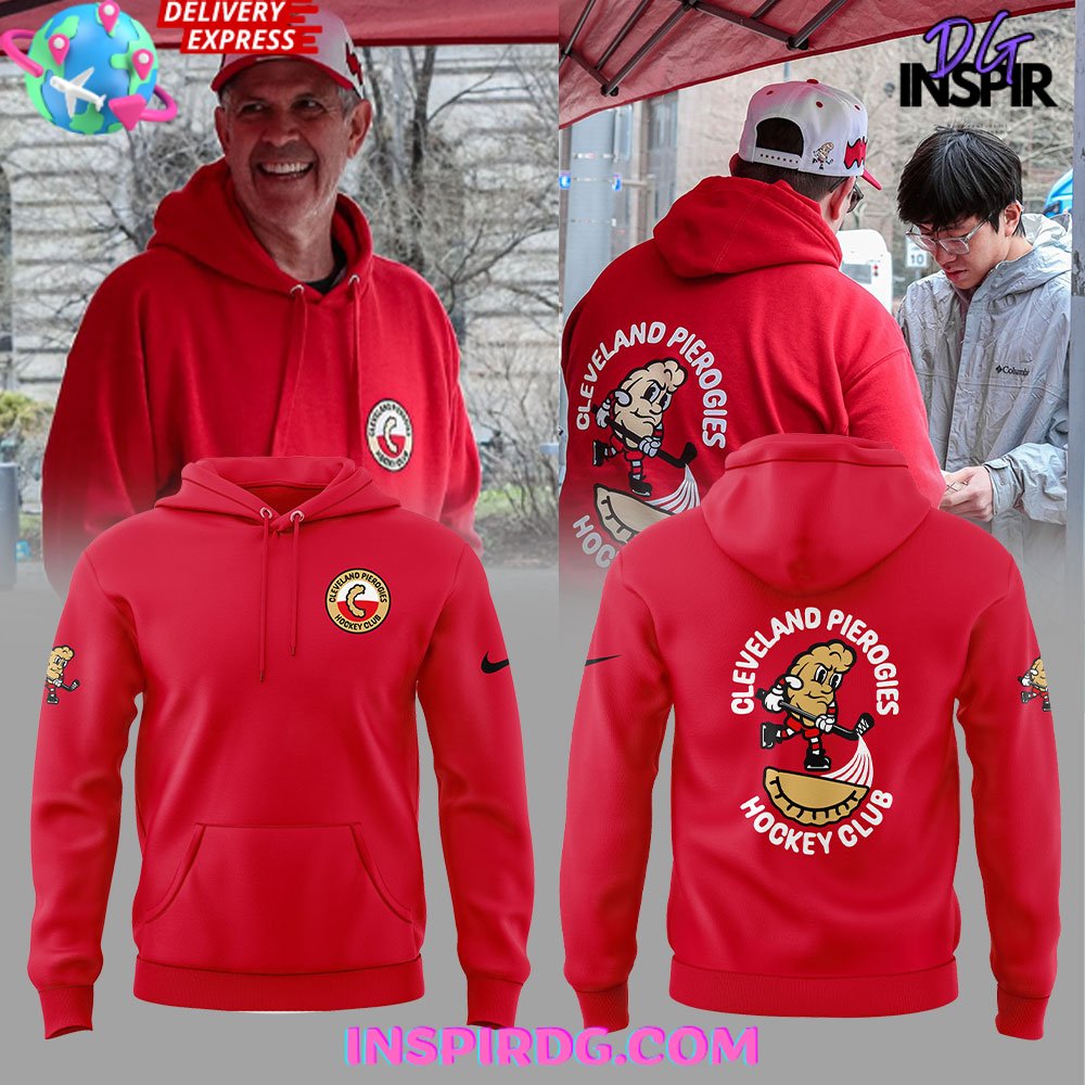 Cleveland Pierogies Hockey Club Special Edition Red Hoodie Gift For Sport Music Fans