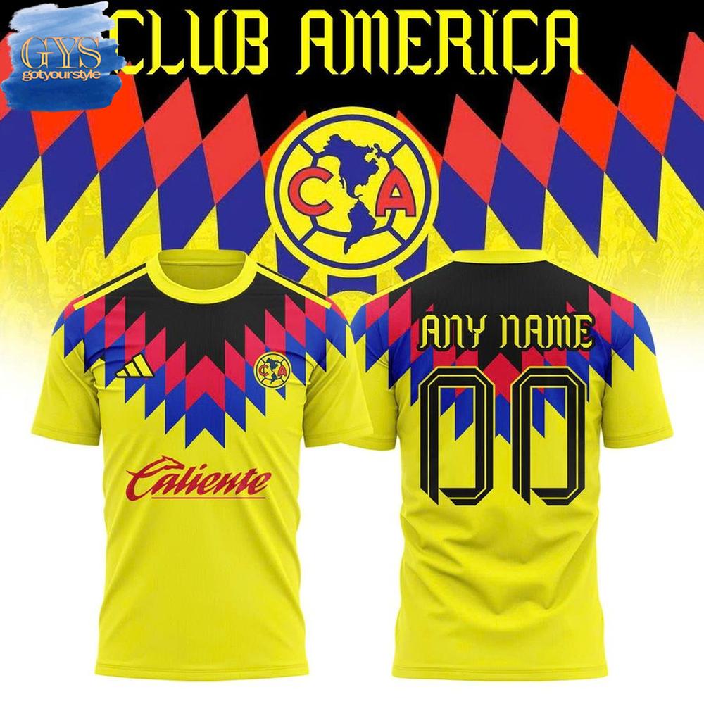 Club America '90s Retro Home Uniform Limited Edition T-Shirt Premium Merchandises