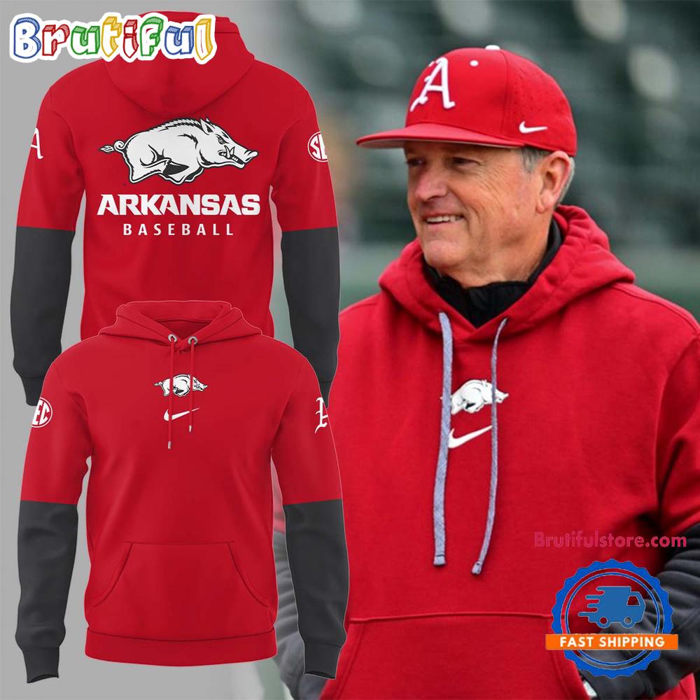 Coach Dave Van Horn Arkansas Razorbacks 2025 Hoodie