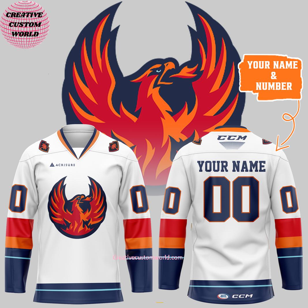 Coachella Valley Firebirds Custom Hockey Jersey
