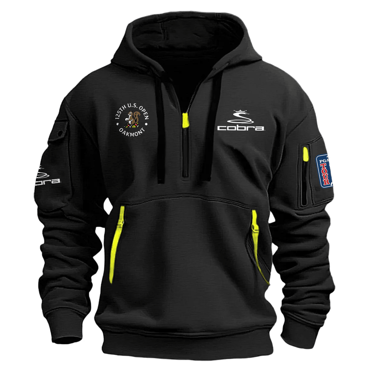 Cobra Golf 2025 125th U.S. Open Hoodie Half Zipper Golf Merch Unique FathersDay Gifts