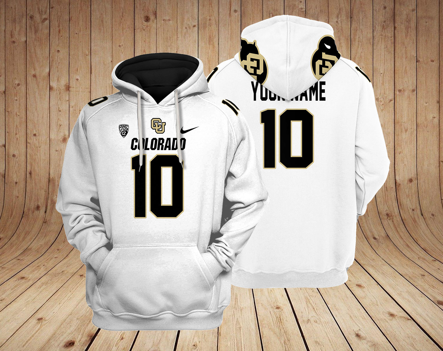Colorado Buffaloes NCAA Custom 3D Hoodie PT24062
