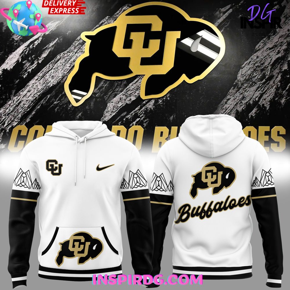 Colorado Buffaloes Special Edition 2025 White Hoodie Gift For Sport Music Fans