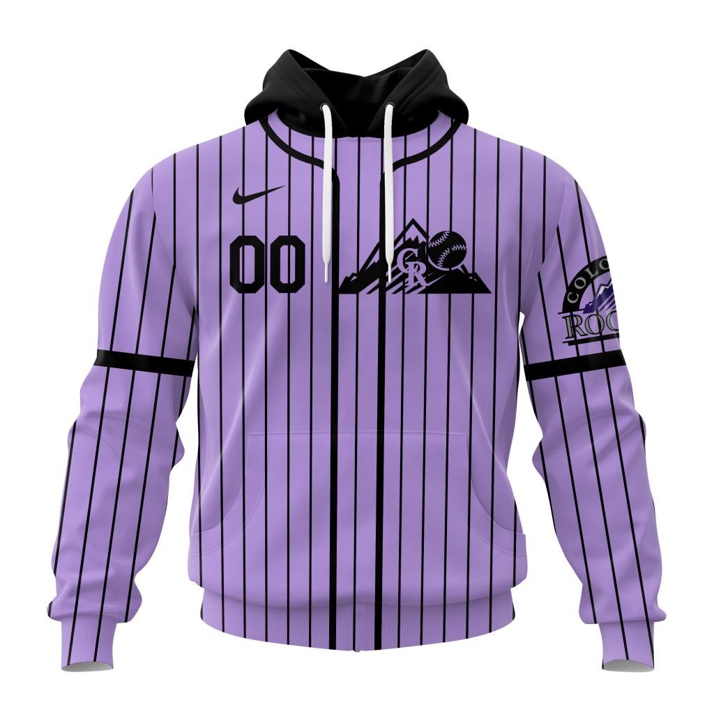 Colorado Rockies Personalized Alternate Design Concept Hoodie
