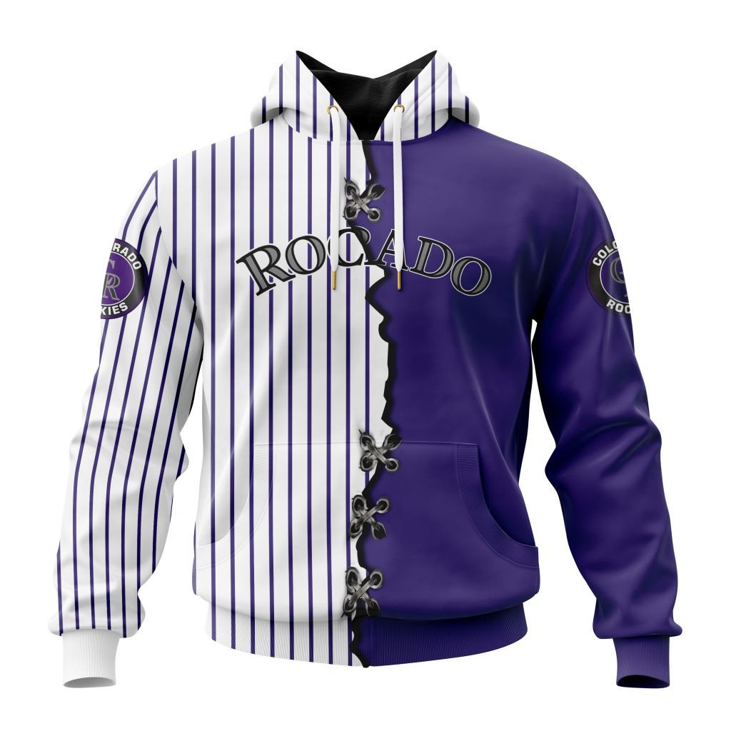 Colorado Rockies Personalized Mix Jersey Design Hoodie