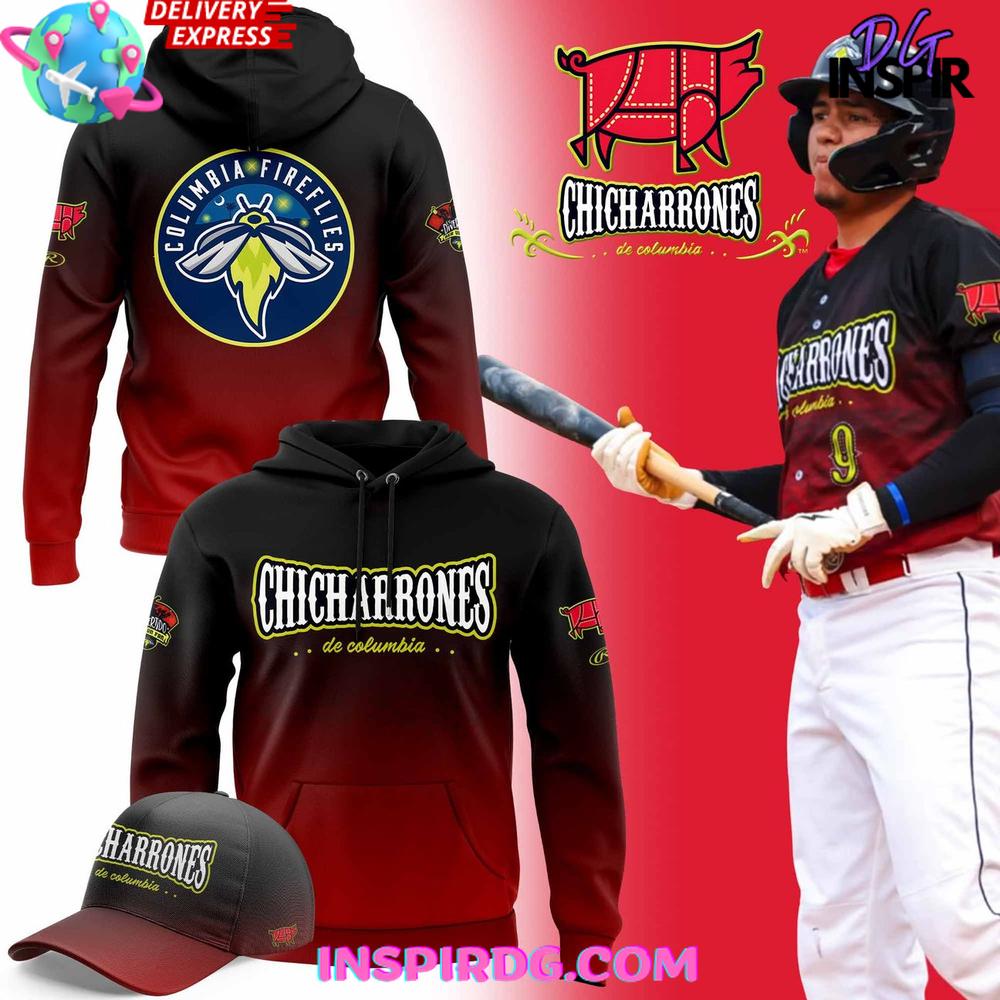 Columbia Fireflies Chicharrones de Columbia 2025 Hoodie Premium Merchandises