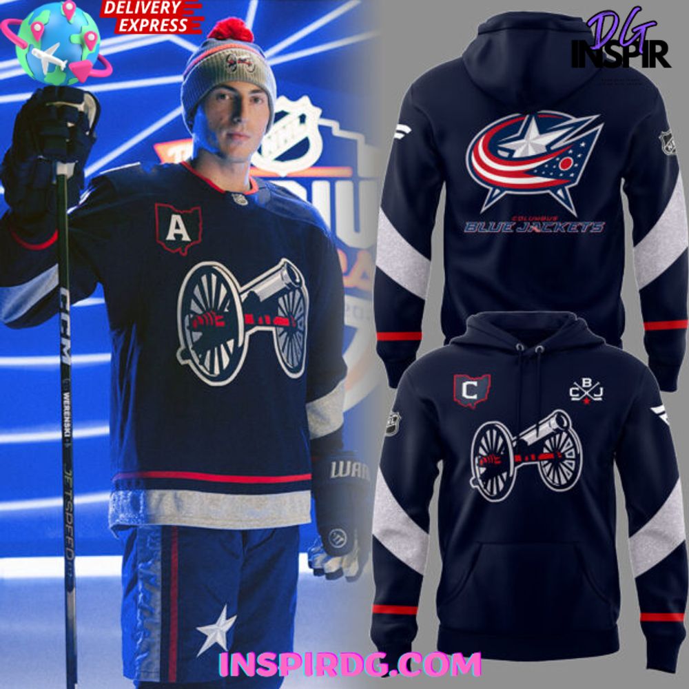 Columbus Blue Jackets 2025 Stadium Series Limited NHL Hoodie Gift For Sport Music Fans