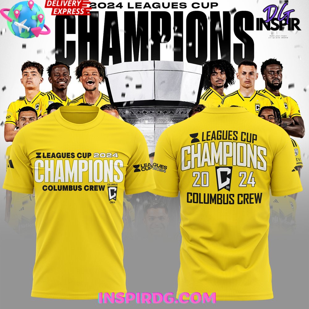 Columbus Crew Leagues Cup 2024 Champions T-Shirt