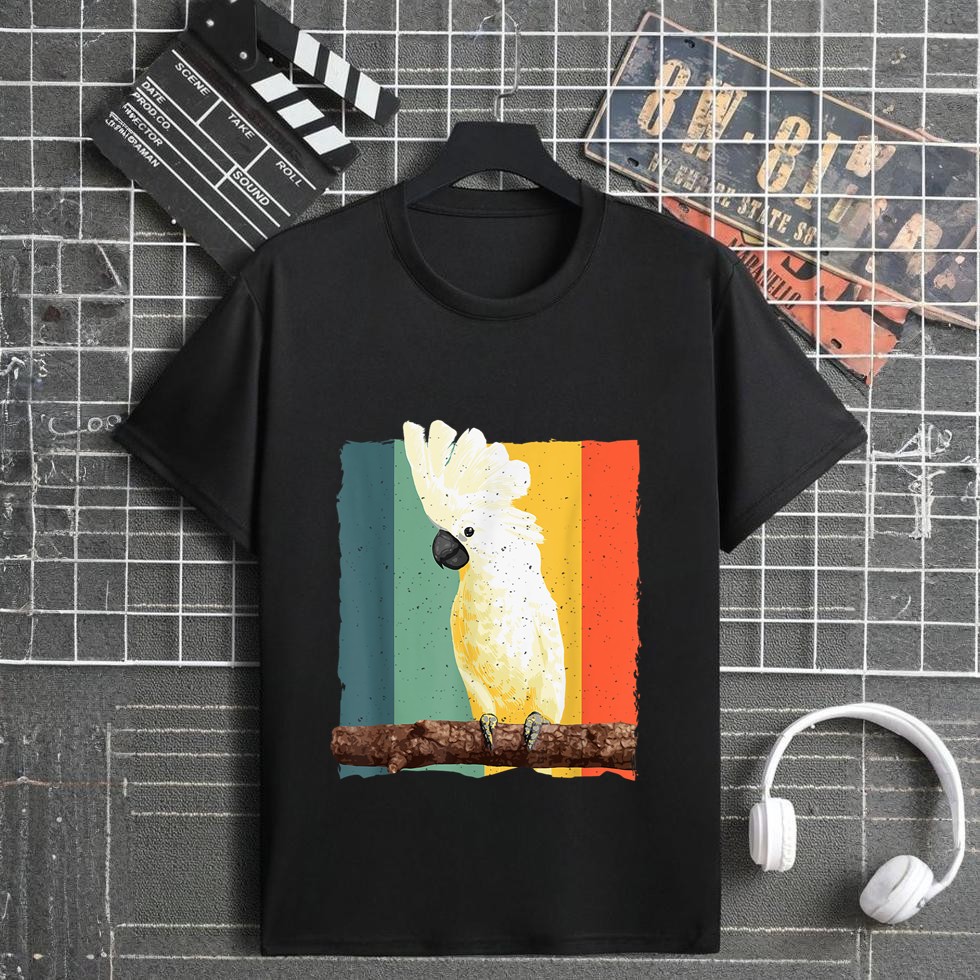 Cool Cockatoo Art For Men Women Parrot Lover Goffin Cockatoo T-Shirt