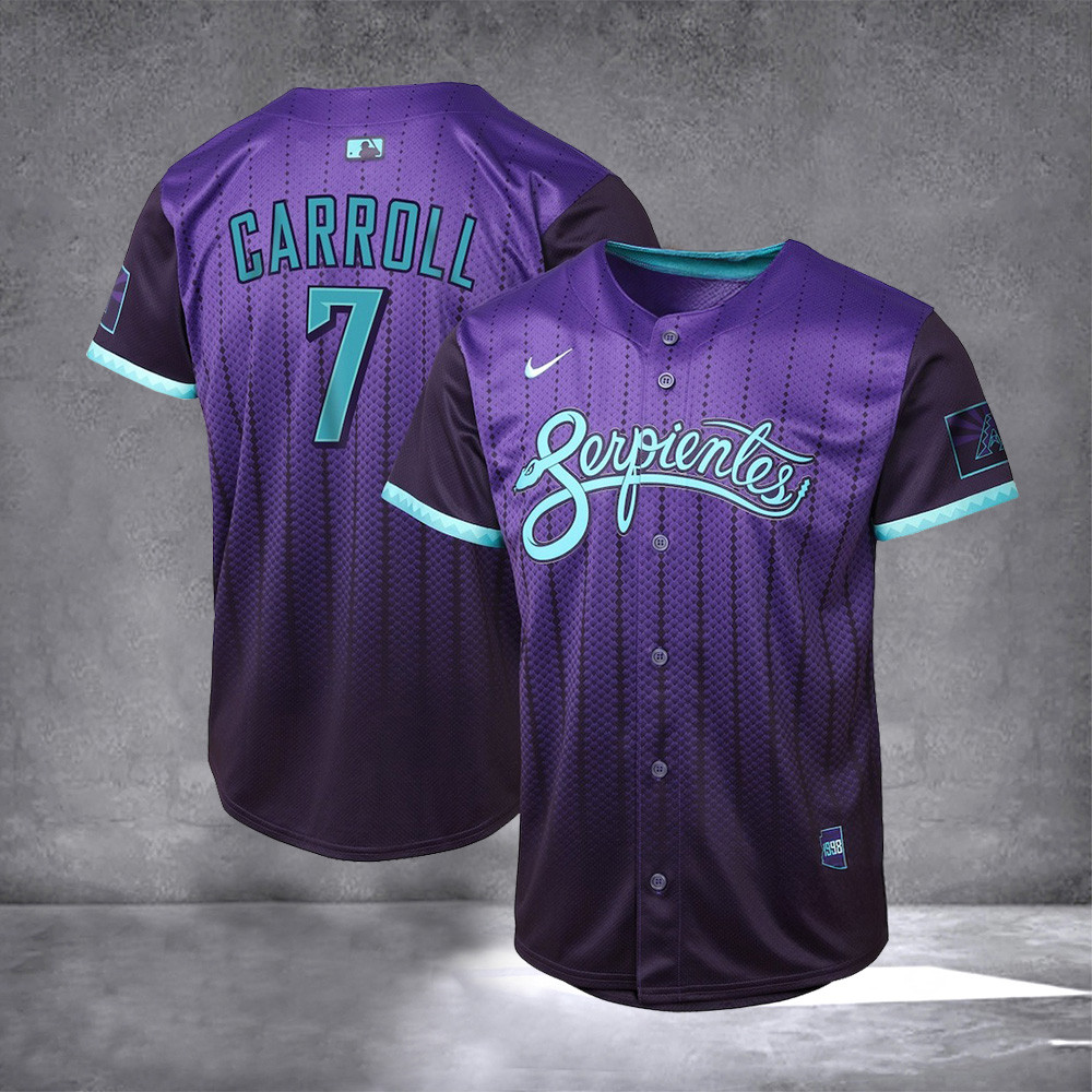 Corbin Carroll Diamondbacks City Connect Jersey 2025 Dbacks Player Jersey Uniforms Merch