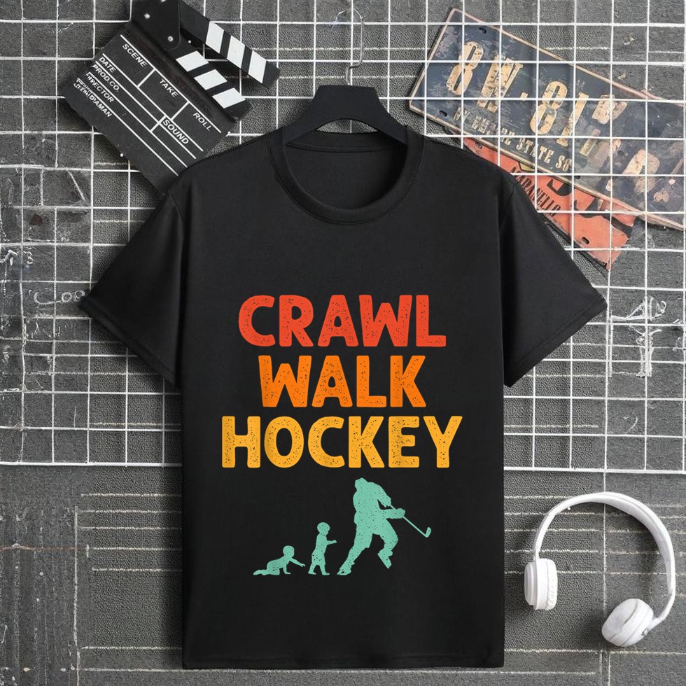 crawl walk hockey Todays forecast hockey T-Shirt