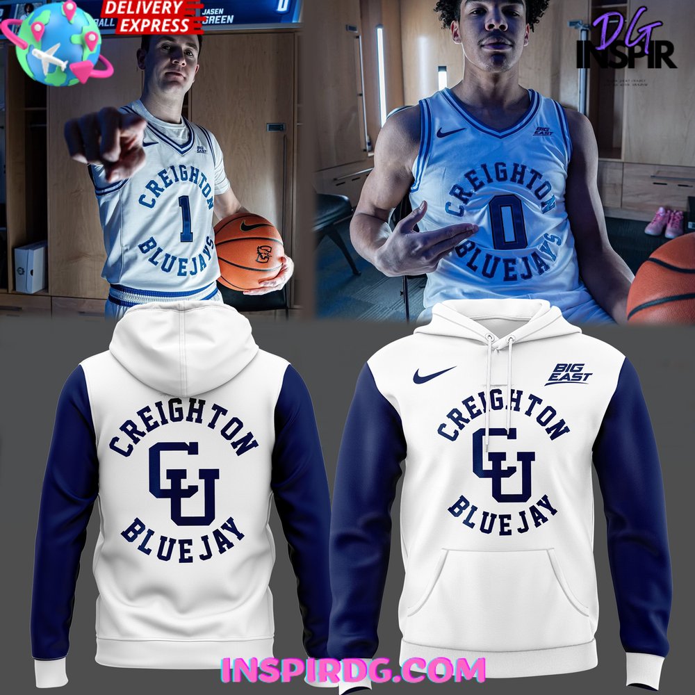 Creighton Bluejays Men Basketball Throwback 2025 Hoodie Gift For Sport Music Fans