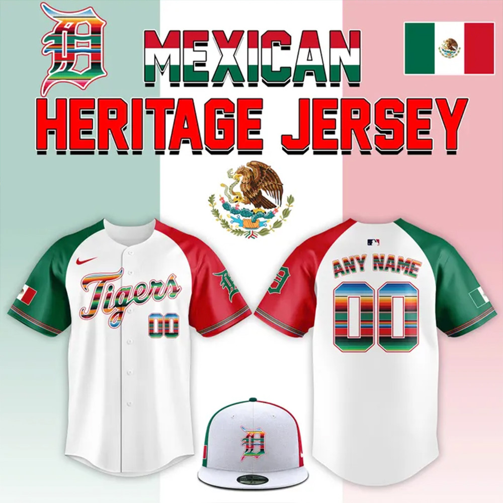 Custom 2025 Mexican Heritage Night Jersey Gifts For Baseball Fans