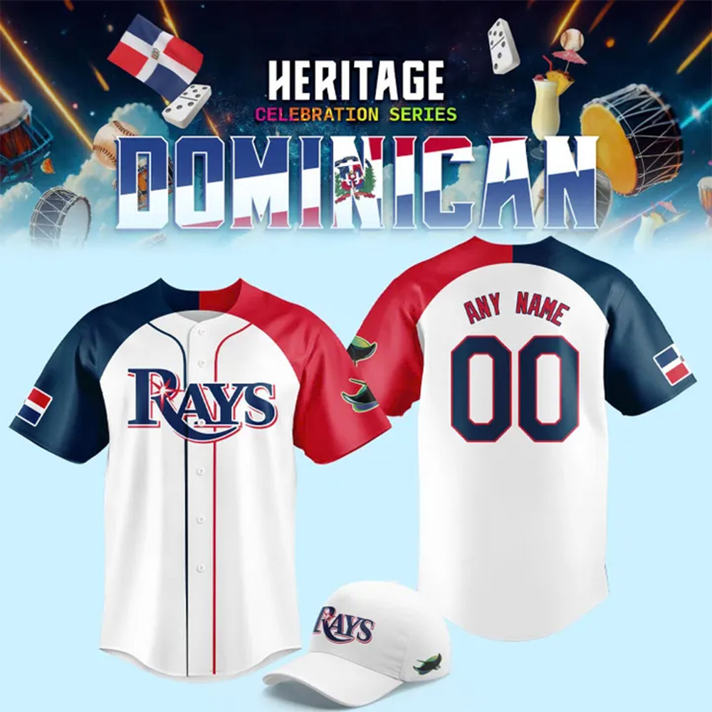 Custom 2025 Tampa Bay Rays Colombian Heritage Night Jersey Baseball Player Gift Ideas