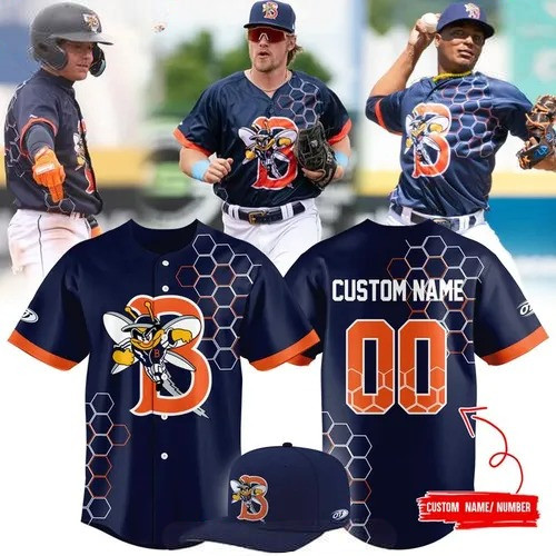 Custom Binghamton Rumble Ponies B-Mets Night On-Field Baseball Jersey Gifts For Baseball Fans