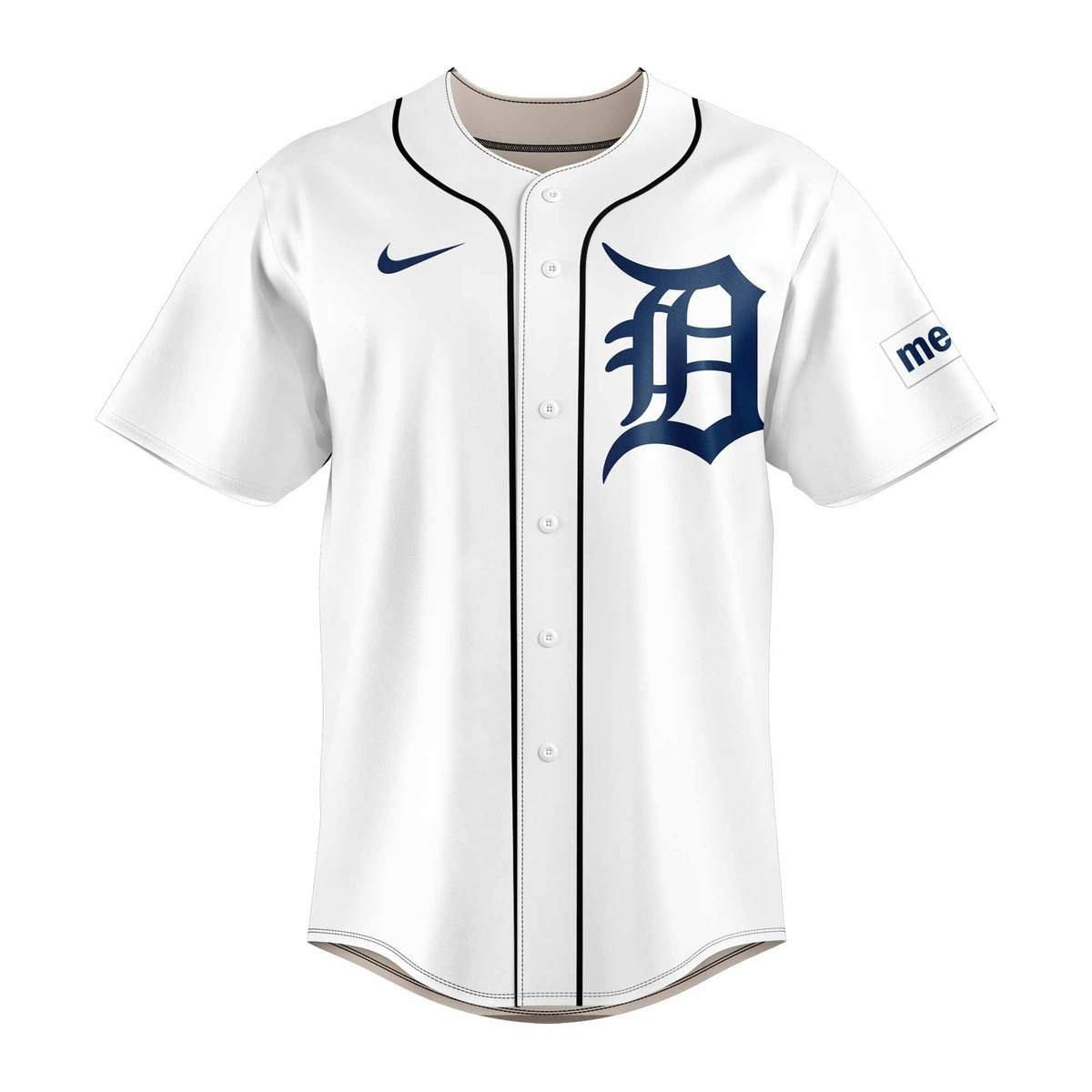Custom Detroit Tigers Baseball Jersey MLB Merch Best Gifts For Detroit Tigers Fans