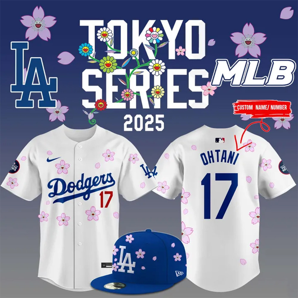 Custom Los Angeles Dodgers x MLB Tokyo Series 2025 Jersey Unique Gifts For Baseball Fans