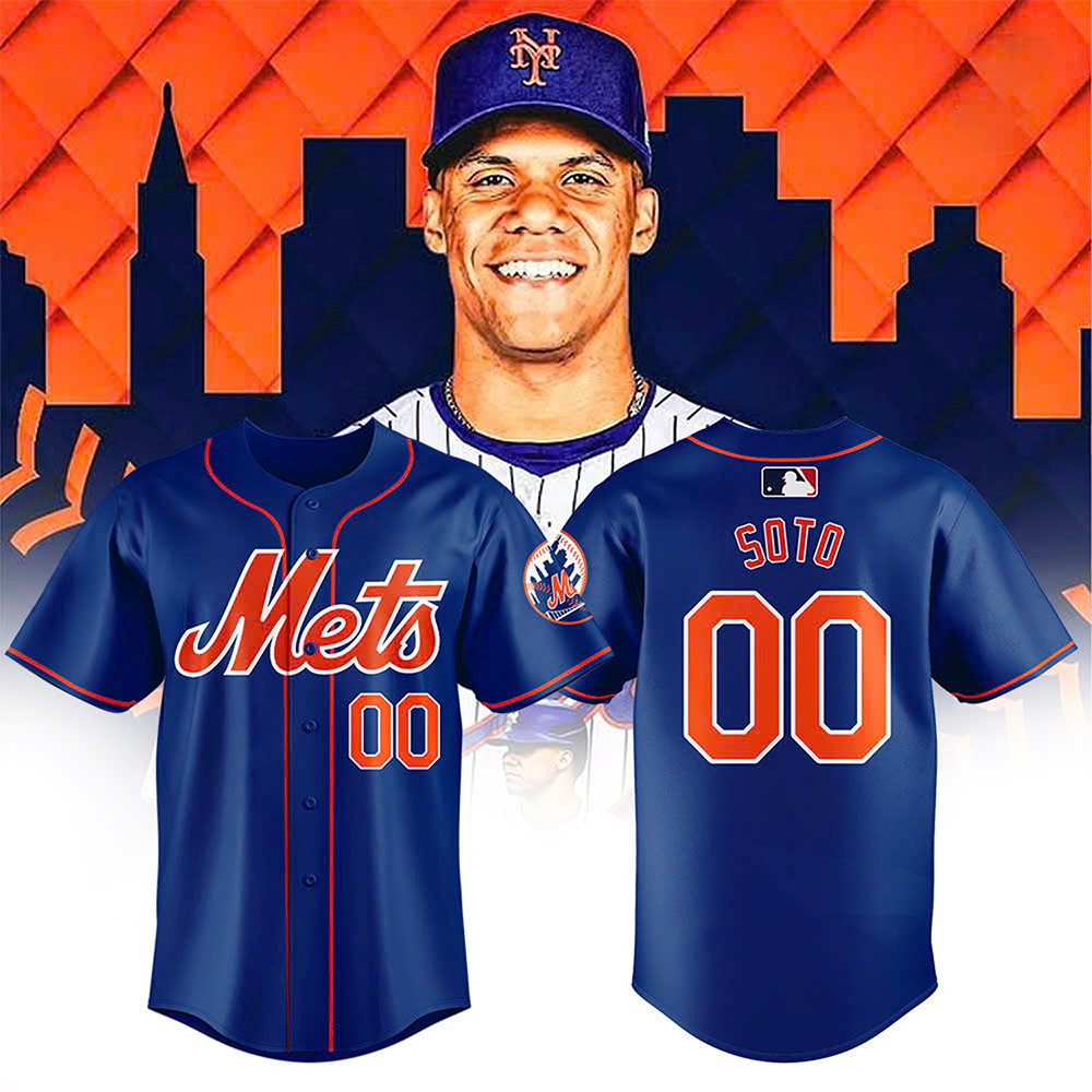 Custom New York Mets Juan Soto Jersey Gifts For Baseball Fans