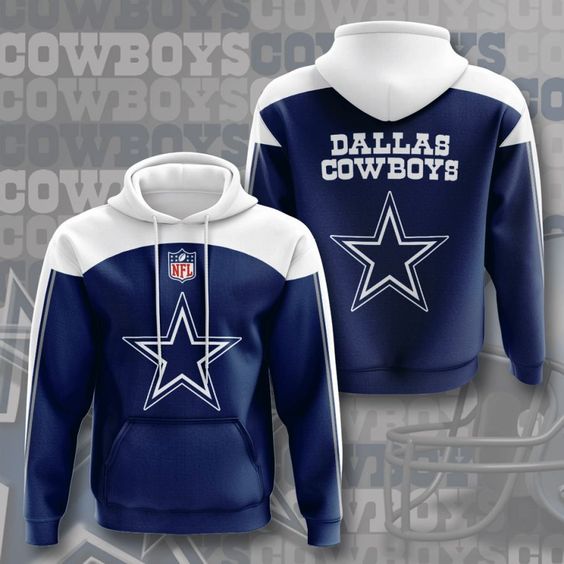 Dallas Cowboys Basic V2 NFL Football Team Hoodie