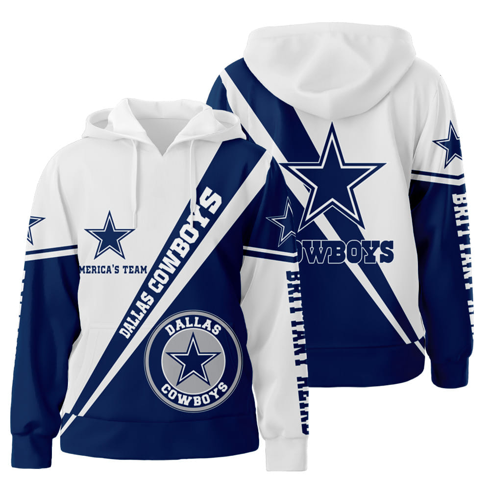 Dallas Cowboys Brittany Heird 3D All Over Print Hoodie Zip-Up Hoodie
