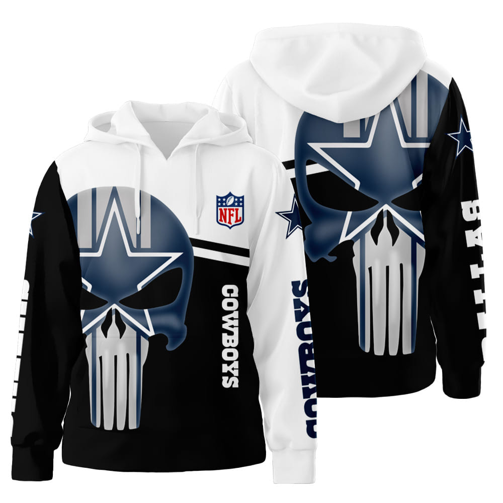 Dallas Cowboys Football 3D All Over Print Hoodie Zip-Up Hoodie