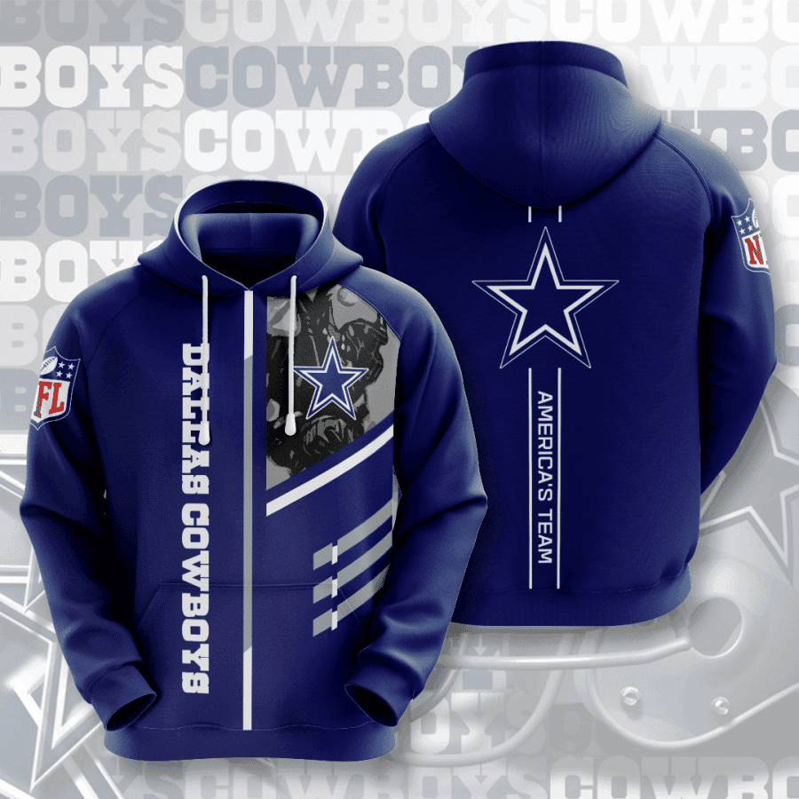 Dallas Cowboys Hoodie  Zip Hoodie Version 1040
