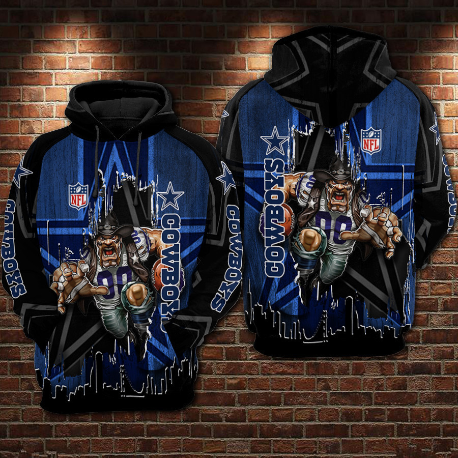 Dallas Cowboys Hoodie  Zip Hoodie Version 1175