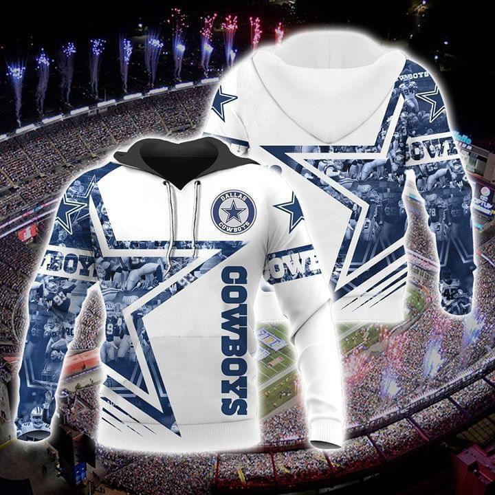 Dallas Cowboys Hoodie  Zip Hoodie Version 1961
