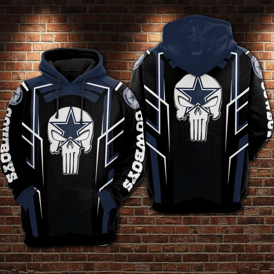 Dallas Cowboys Hoodie  Zip Hoodie Version 1986