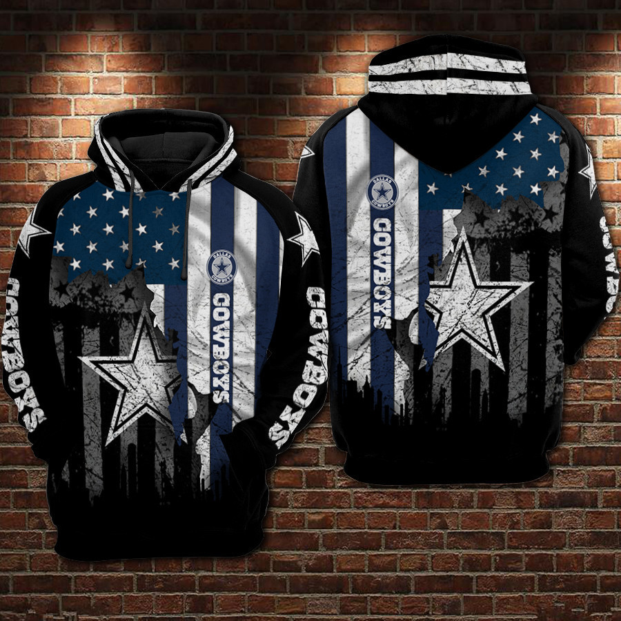Dallas Cowboys Hoodie  Zip Hoodie Version 2115